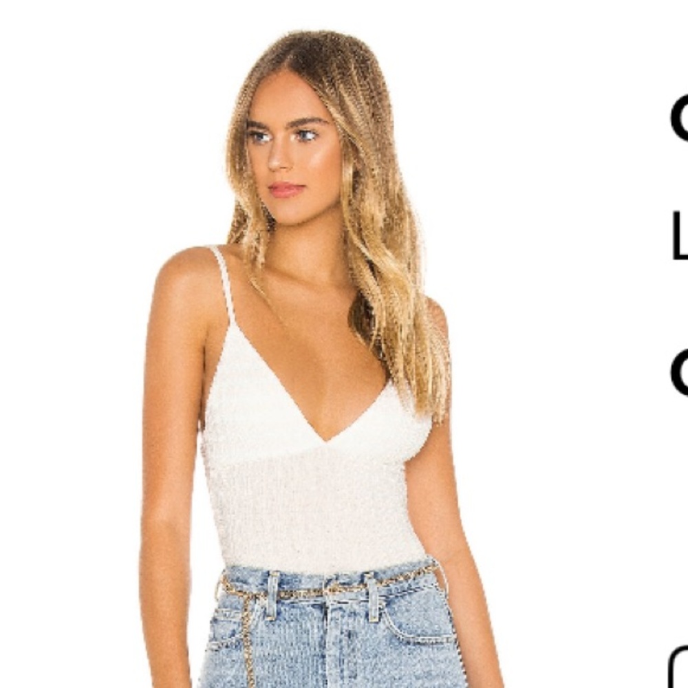 Lovers + Friends Georgia Textured Bodysuit